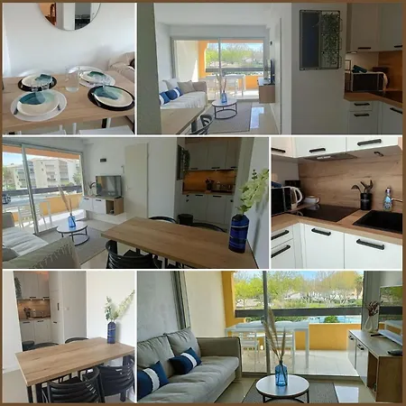 Cap Au Cap - T3 Avec Clim Wifi Vue Piscine Proximite Richelieu 아파트 *