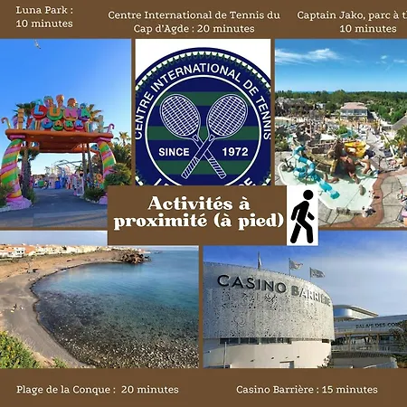 Διαμέρισμα Cap Au Cap - T3 Avec Clim Wifi Vue Piscine Proximite Richelieu *