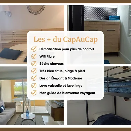 Cap Au Cap - T3 Avec Clim Wifi Vue Piscine Proximité Richelieu * Agde