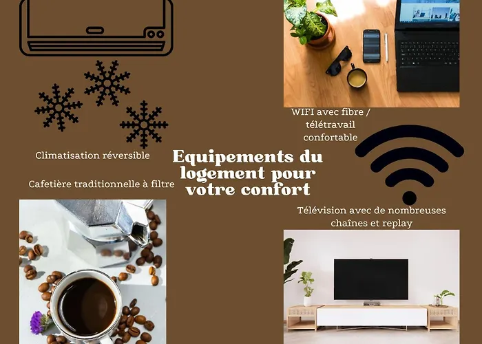 Cap Au Cap - T3 Avec Clim Wifi Vue Piscine Proximite Richelieu アパート アグド