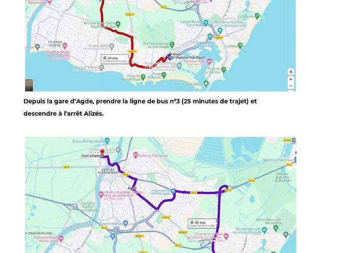 アパート Cap Au Cap - T3 Avec Clim Wifi Vue Piscine Proximite Richelieu