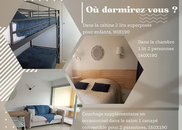 アパート Cap Au Cap - T3 Avec Clim Wifi Vue Piscine Proximite Richelieu *