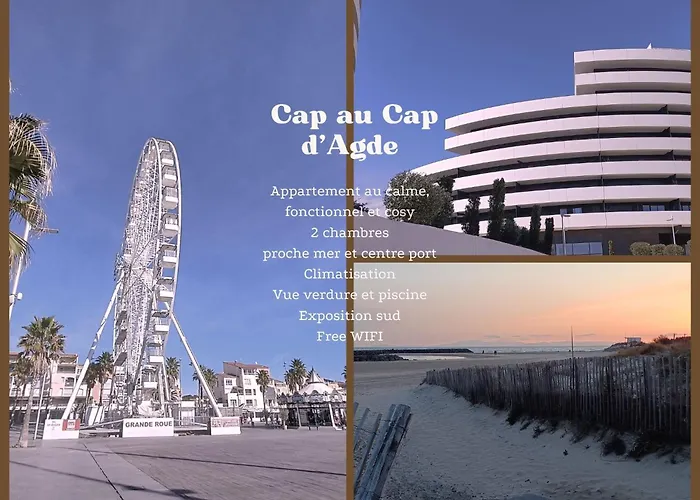 Cap Au Cap - T3 Avec Clim Wifi Vue Piscine Proximite Richelieu *